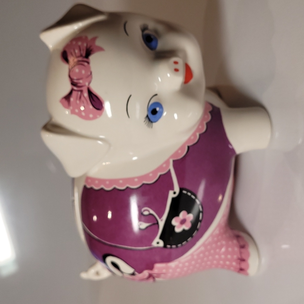 Sadler  pottery England porcelain money pig bank